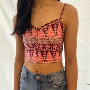 Hollister spaghetti strap crop top